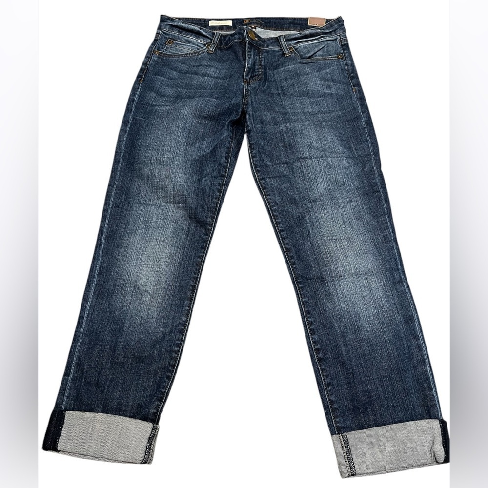 NWT Kut From The Kloth Catherine Boyfriend Straight Ankle Jeans